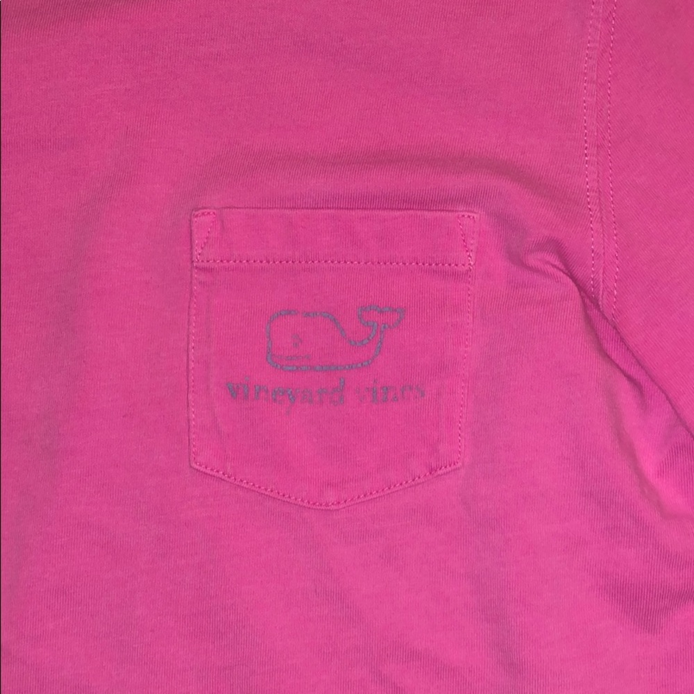 pink and teal vineyard vines long sleeve! - Picture 2 of 7